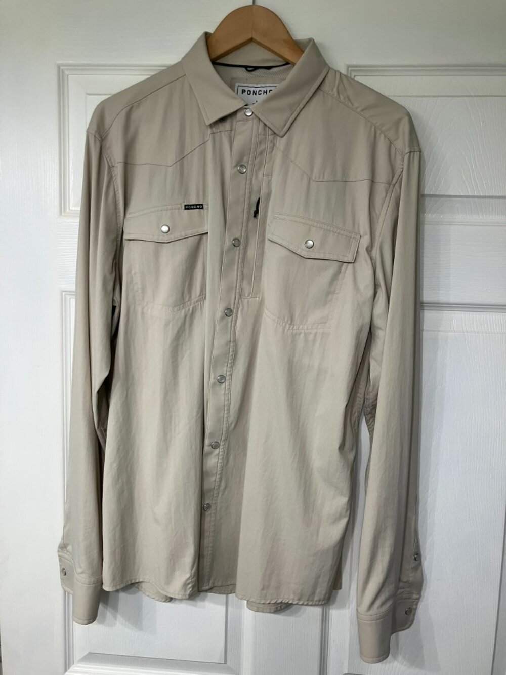 Poncho Outdoors Western Big Bend Large Slim Fit Shirt like new